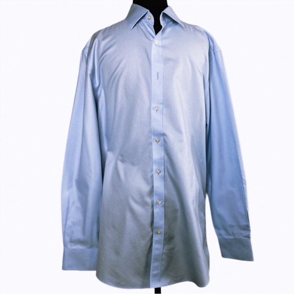 CHARLES TYRWHITT Blue Slim Fit Shirt 16 1/2/35in - Picture 9 of 9